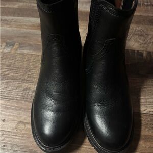 Tecovas Black Leather Chelsea Boots